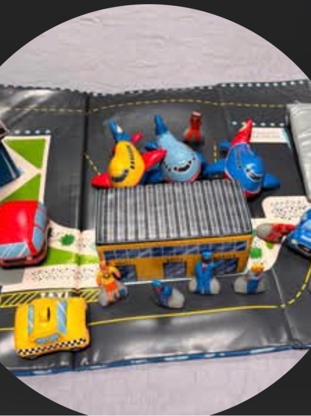 Vintage Lake Shore Airport Play Set